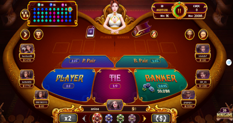 Hướng dẫn chơi Baccarat